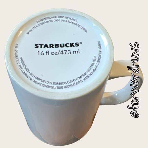 Starbucks 16 fl oz Cat and Yarn Mug - 2015 Edition - Picture 5 of 9